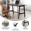 Emma and Oliver 48x24 Dining or Gaming Table with Double Sided Laminate Table Top and Heavy Duty A-Frame Steel Base - 3 of 4