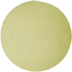 Colonial Mills Boca Raton - Celery 7 Ft round Round Rug Indoor/Outdoor 100% Polypropylene - 1 of 4