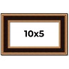 PosterPalooza | Panoramic Weathered Gold Picture Frame - UV Acrylic, Foam Board Backing, Hanging Hardware - 2 of 4