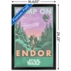 Trends International Star Wars: Endor - Camp On Endor Framed Wall Poster Prints - 3 of 4