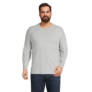 Lands' End Men's Super-T Long Sleeve T-Shirt - 1 of 4