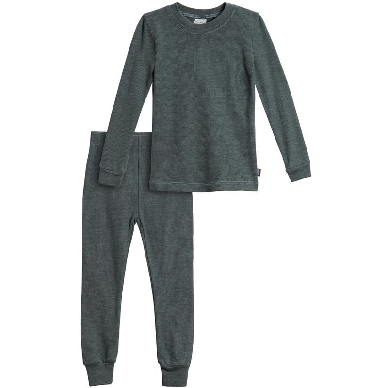 City Threads Boys USA-Made Soft & Cozy Thermal 2-Piece Long Johns, 1 of 5