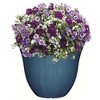 Classic Home and Garden Indoor/Outdoor Round Honeysuckle Resin Flower Pot Planter - 3 of 4