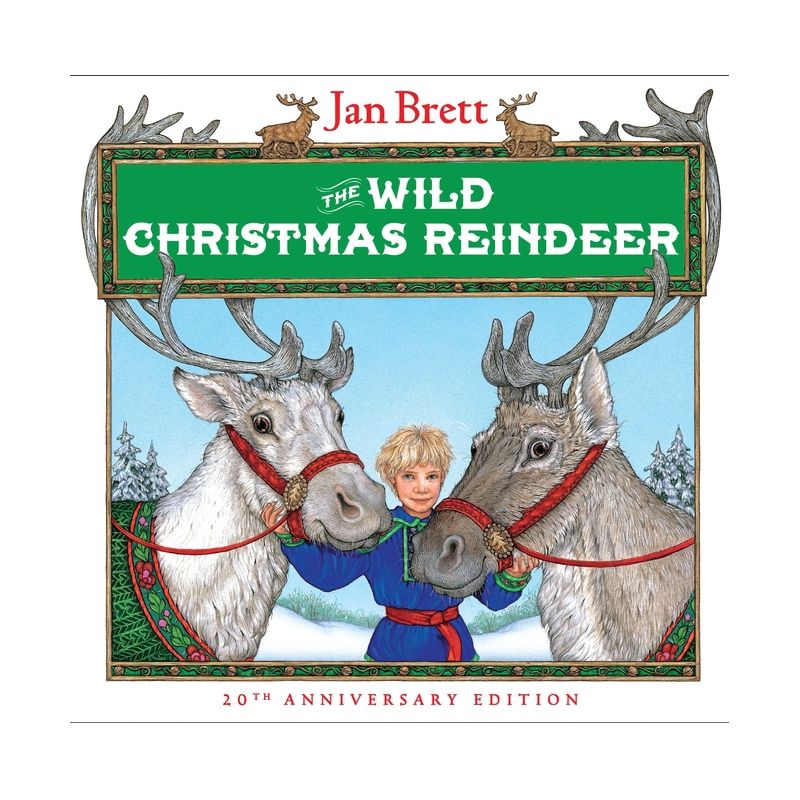 The Wild Christmas Reindeer - 20th Edition by  Jan Brett (Hardcover), 1 of 2