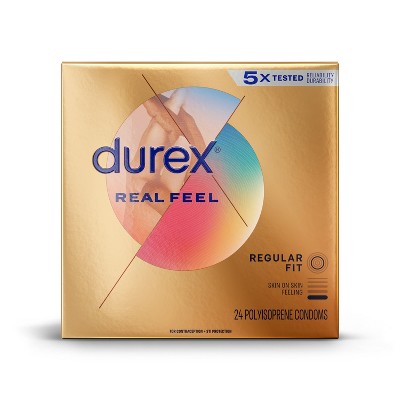 Durex Real Feel Condoms - 24ct