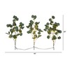 Nearly Natural 23-in Pre-Lit 36 LED Artificial Eucalyptus Branch Stems - Set of 3 - 3 of 3