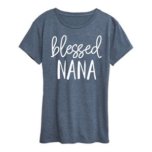 Women's - Instant Message - Blessed Nana Short Sleeve Graphic T-Shirt - 1 of 4