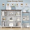 Wooden 9 Cube Bookcase, Display Cabinet Rack, Bookshelf Storage Organizer - 4 of 4
