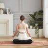Yoga Bolster Pillow Meditation Pillow w/Washable Cover & Carry Handle - 3 of 4