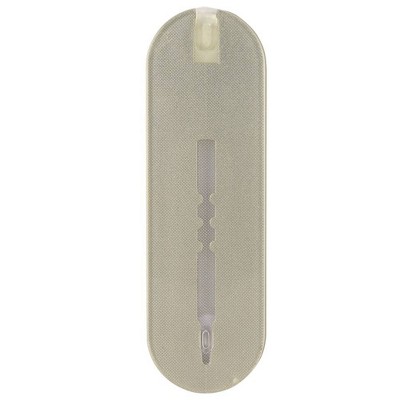 Phone Fin Finger Grip Transparent - Gold