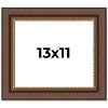 PosterPalooza | Photo Size Traditional Brown Picture Frame - UV Acrylic, Foam Board Backing, Hanging Hardware - 2 of 4