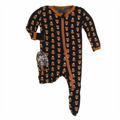 Boy's Baby Infant 2 Way Zipper Footie - KICKEE