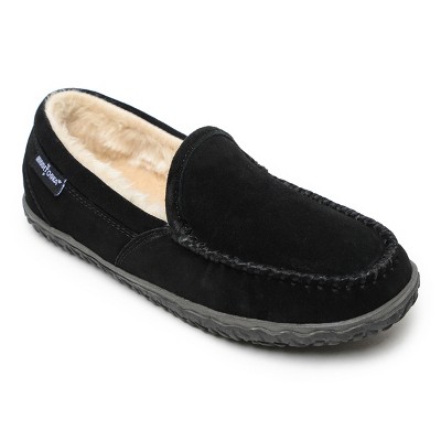 black minnetonka slippers