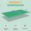 SEVOBAL Table Tennis Accessories 7ft Ping Pong Conversion Top Foldable Portable for Indoor Games, Green, 40"*22"*3" - 4 of 4