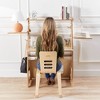 ECR4Kids Bentwood Chair, 16in Seat Height, Natural, 2-Pack - 4 of 4