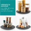 LunaLulinlk Slate Lazy Susan Serving Platter - 13" (33cm) Rotating Turntable Tray Board - Rotating Server - 2 of 4