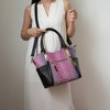 MKF Collection Janise Tote Bag with Croc Embossed Ombre Design and Gold Tone Hardware by Mia K - 4 of 4