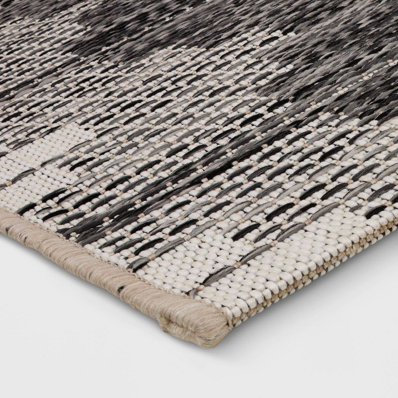 Graphic Steps Outdoor Rug Black - Threshold™, 2 of 10