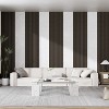 Wooakway 2-PC/4-PCs Acoustic Soundproof Slat Wall Panels 3D Decorative Wall Sculptures Modern Wall Decor Natural Wood/Black/Walnut - 2 of 4