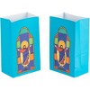 Blue Panda 36-Pack Blue Jesus Design Paper Party Bags Religious Party Medium Gift Bags, 5.1 x 8.75 x 3.25 in - 4 of 4