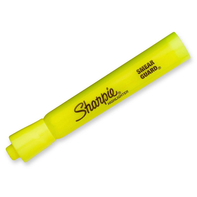 Sharpie 4pk Highlighters Smear Guard Chisel Tip Yellow, 2 of 9
