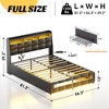 Besiost Bed Frame with Storage Headboard and Charging Station - 4 of 4