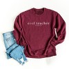 Simply Sage Market S.W.Smiley Cool Teacher  Sweatshirt - 3 of 4