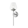 Livex Lighting Willow 1 - Light Vanity in  Polished Chrome - 3 of 4