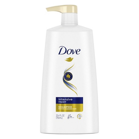 Dove Nutritive Solutions Strengthening Shampoo with Pump for Damaged Hair Intensive Repair - 25.4 fl oz - image 1 of 4