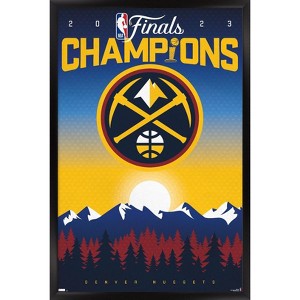 Trends International NBA Denver Nuggets - 2023 NBA Finals Team Logo Framed Wall Poster Prints - 1 of 4