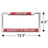 University of Maryland Terrapin Logo Full Size Standard License Plate Metal Frame - 4 of 4