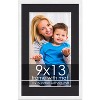PosterPalooza | White Frame with Black Photo Mat, UV Acrylic Front, Foam Board Backing, 60 Sizes Available - 2 of 4