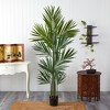 Nearly Natural 7-ft Kentia Palm Silk Tree - 2 of 2