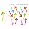 Wrapables Novelty Refrigerator Magnets for Kitchen, Whiteboards, Cabinets, and Lockers (Set of 12), Arrows - 2 of 4