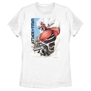 Womens Attack on Titan Colossus Titan Smoke T Shirt - 1 of 4