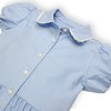 Hope & Henry Girls' Short Sleeve Tiered Oxford Dress, Infant, 3-6 Months - 2 of 4