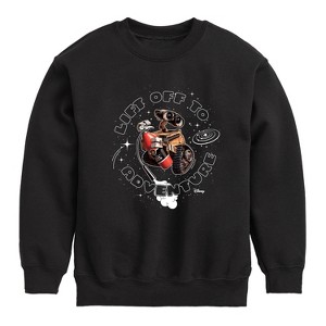 Boys' - Disney - Lift Off To Adventure Graphic Long Sleeve Fleece Sweatshirt - 1 of 4