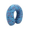 Disney Stitch All-Over Print Blue 12" Neck Pillow - 2 of 4