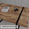 UPHA 5-Piece Dining Table and Chair Set 55" MDF Table - 4 of 4