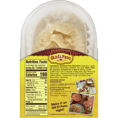 Old El Paso Stand &#39;n Stuff Flour Tortillas - 6.7oz/8ct_1