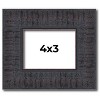 PosterPalooza | Photo Size Distressed Brown Picture Frame - UV Acrylic, Foam Board Backing, Hanging Hardware - 2 of 4