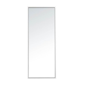 Elegant Lighting Metal frame rectangle mirror 14 inch in silver - 1 of 4