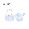 Unique Bargains Rubber Durable Hanging Ring Bathtub Kitchen Drain Stopper 5 Pcs - 3 of 4