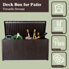 113 Gallon Lockable Deck Box for Pool Accessories, Patio Furniture Cushions, or Package Delivery Boxes for Outside - Deck Boxes Outdoor Waterproof by Pure Garden - 2 of 4