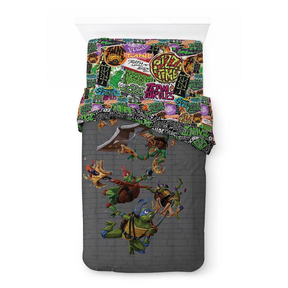 Photos - Bed Linen Teenage Mutant Ninja Turtles Twin Kids' Comforter