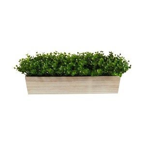 Nearly Natural 19-in Eucalyptus Artificial Plant in Decorative Planter - 1 of 4