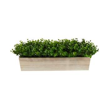 Nearly Natural 19-in Eucalyptus Artificial Plant in Decorative Planter