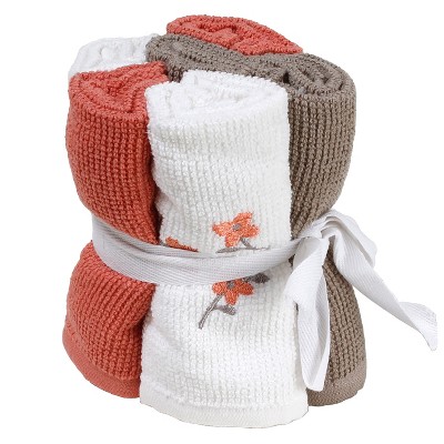 6pc Coral Gardens Washcloth Set - Saturday Knight Ltd.