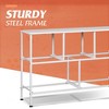 5 Drawer Dresser, Long Fabric Storage Unit for Bedroom, Closet, Living Room, Hallway & Nursery - 4 of 4