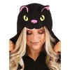 HalloweenCostumes.com Black Cat Onesie for Adults - 2 of 2